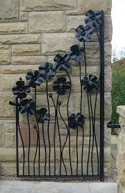 Lovely Poppy Gate Metal Garden Gates Garden Gates Yard Art