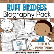 Watch the video about ruby bridges. Ruby Bridges Biography Pack Elementary Nest