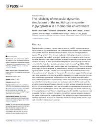 Models Of Human P Gp A Secondary Structure Of Human P Gp Showing The Download Scientific Diagram