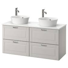 Godmorgon Tolken Kattevik Bathroom Vanity Kasjon Light Gray Marble Effect Voxnan Faucet Ikea Canada Ikea Ikea Godmorgon Ikea Bathroom Sinks Sink Cabinet