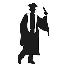 Download Male Graduate Silhouette Transparent Png Svg Vector 1154393 Png Images Pngio
