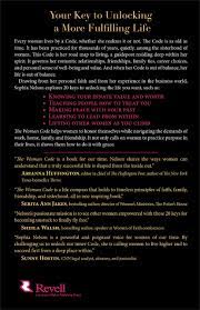 Without question, the woman code was instrumental in changing my outlook on life, relationships, and ministry. The Woman Code 20 Powerful Keys To Unlock Your Life Nelson Sophia A Amazon De Bucher