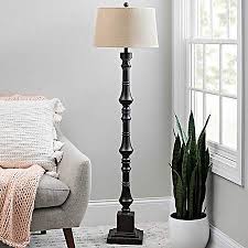 Charcoal Tin Layered Spindle Floor Lamp Floor Lamp Home Decor Decor