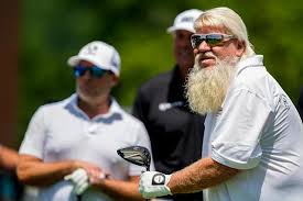John Daly seen at Diamond Grille ahead of Kaulig Companies Championship