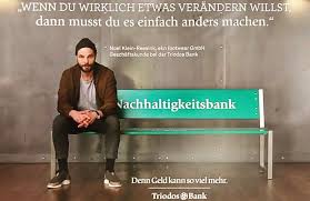 De financial times riep ons in 2009 uit tot sustainable bank of the year. Triodos Bank Anna Voelske
