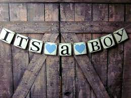 Baby Shower Its A Boy Baby Shower Decorations Baby Shower Etsy In 2021 Baby Shower Decorations For Boys Rustic Baby Shower Decorations Baby Signs