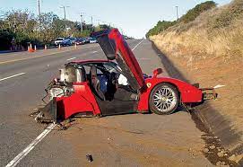 Cristiano ronaldo has escaped unhurt after crashing his ferrari sports car into a roadside barrier in a tunnel near manchester airport. Celebrity Cars In February 2006 A Ferrari Enzo Crashed Facebook