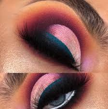 Red Black And Blue Eyeshadow Looks Pin On Cut Crease Eye Makeup Tips