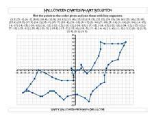 This graphing worksheet will produce a four quadrant coordinate grid and a set of ordered pairs that when correctly plotted and connected will produce different characters. Coordinate Graph Pictures Lesson Plans Worksheets