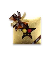 Pralinenset Weihnachtsstern 12er Selection Gold