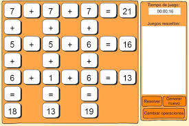 Juegos de ingenio, razonamiento matemático. Juegos Matematicos Pagina Web De Colfatima2