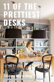 11 Stunning Home Offices With Feminine Desks In 2020 Home Office Design Home Office Decor Home
