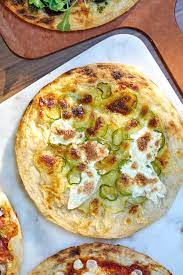 Sauceless Potato Jalapeno Pizza With Garlic Sauce Recipe Food Processor Recipes Potatoes Just Cooking