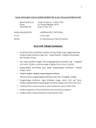 1 sejarah & telaah kurikulum cicih wiarsih, m.pd. Uas Telaah Kurikulum Andrian Ricy