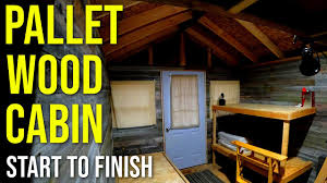 Whether it's a trophy hunting ranch in west texas with native and exotic species; Hunting Cabin Built With Free Pallet Wood Pt 10 Mini Cabin Pallet Building Pallet Shed Complete Youtube