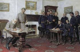 Lee surrenders at Appomattox