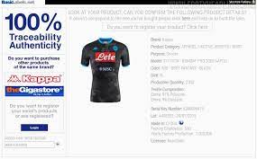 Kappa Lets You Check The Authenticity Of A Kit Footy Headlines