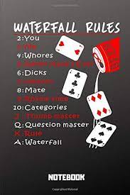 (implemented in a card)a waterfall strip is handy in card. Waterfall Notebook Lined Empty Notebook For Drinking Games Lover Play King S Cup Donut Jug Oval Circle Of Death Ring Of Fire Diary Or Journal Gift For Your Friend Circle For