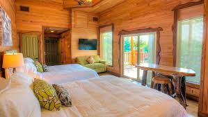 Treehaus Bedroom Interior Schlitterbahn Resort New Braunfels Hotel Suite Luxury Luxury Suite New Braunfels Hotels
