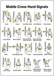 Crane Hand Signals Osha Crane Signals Health Safety