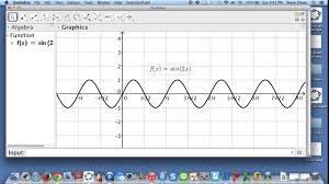 Graph Trig Functions On Geogebra Youtube