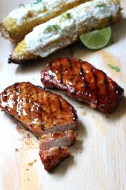 I saw this on cook's country and thought, why not, i love grilling and buying 4 at a time is usually the better bargain. Grilled Boneless Pork Chops With Bbq Sauce Enrilemoine