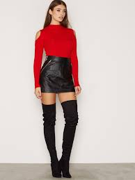 14 items on sale from £49. Blog For Fashionable Heels Boots And Gloves Black Leather Skirts Black Thigh High Boots Fashion