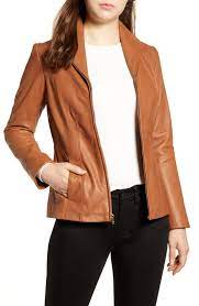 Cole Haan Lambskin Leather Jacket Nordstrom In 2021 Leather Jackets Online Leather Jackets Women Lambskin Leather
