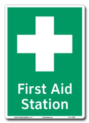 A first aid kit is a collection of supplies and equipment that is used to give medical treatment. First Aid And Emergency Equipment Signs Clarion Safety Systems