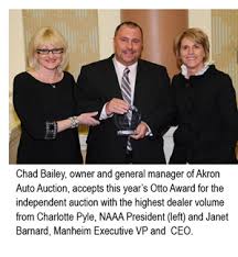 Ohio's premier public auto auction. Akron Auto Auction Wins Otto Award