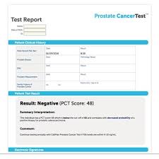 Referred me to a urologist. Prostate Cancer Screening Test Cellmax Life