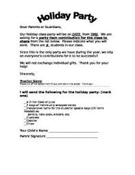Class Holiday Party Letter English And Spanish Classroom Christmas Party School Holiday Party Kindergarten Christmas Party