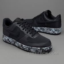 Black Air Force Ones Womens 2016 Nike Air Force 1 820266 007 Black Print Flower Sneaker Women Men New Release Sneakers Men Fashion Sneakers Fashion Womens Sneakers