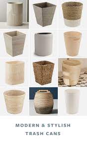 36 Stylish Modern Trash Cans For Your Kitchen Or Bathroom Jojotastic Bathroom Waste Basket Bathroom Trash Can Bedroom Trash Can