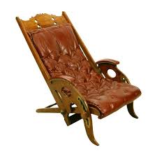 folding colonial campaign chair j herbert mcnair reclining anglo indian campaign furniture vintage chairs folding beach chair