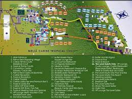 Map Layout Melia Caribe Tropical Punta Cana Punta Cana Resort Punta Cana Beach Punta Cana