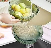 Amazon.com: 2024 New Rice Washer Strainer Bowl, Rice Rinser ...