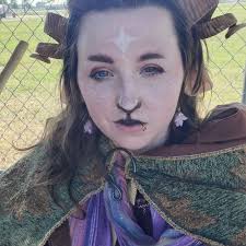 Lightweight Costume Fearne Spiral Horns