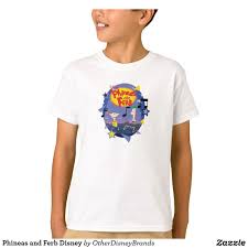 Phineas And Ferb Disney T Shirt Zazzle Com In 2019