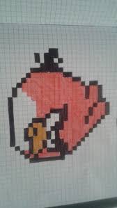 Angry Birds Dessin Pixel Dessin Petit Carreau Pixel Art Lapin