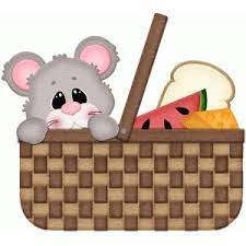 Silhouette Design Store Mouse In Picnic Basket Pnc Picnic Basket Picnic Clip Art