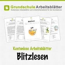 Kostenlose Arbeitsblatter Und Unterrichtsmaterial Fur Den Deutsch Unterricht Zum Thema Blitzlesen In Der G Unterricht Lesen Leseforderung Adjektive Grundschule