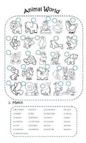 Animal World 2 Pages Esl Worksheet By Jeriquel