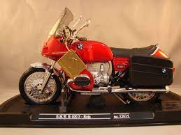 Vintage Guiloy Diecast Model Bmw R 100s In Red 1 10 Scale Etsy Motorcycle Model Diecast Models Bmw
