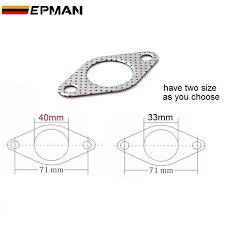 Wastegate Gasket 35mm 38mm Fit For Dump Tube 2 Hole Pipe Turbo Down Pipe Exhaust Id 40mm 33mm Ep Cgq25s Fs Motorcycle Turbochargers Performance