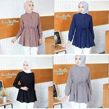 Model baju terbaru atasan wanita saat ini sudah mengalami perkembangan yang sangat maju. Model Baju Atasan Wanita Lengan Panjang Kekinian Ella16 Bajubiz