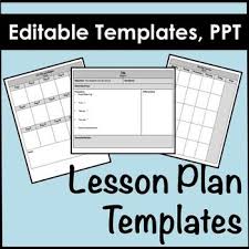 This Product Includes 4 Different Editable Lesson Plan Templates In Powerpoint Format I Lesson Plan Templates Editable Lesson Plan Template Lesson Plan Format