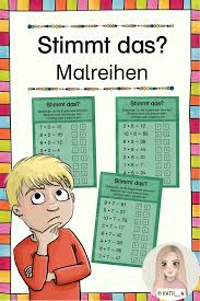 Stimmt Das Malreihen Kartei Unterrichtsmaterial Im Fach Mathematik Offener Unterricht Unterrichtsmaterial Mathematik