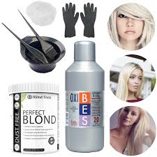How to bleach your hair from black to platinum blonde. Buy Blond Forte 1 1 Pound Tub Premium White Hair Bleach Powder Lightener 36oz Developer 30 Vol Online In Bahrain 504014525