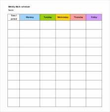 Monday Through Sunday Schedule Template Beautiful Employee Schedule Template Open Office Driverla In 2020 Schedule Template Schedule Templates Weekly Calendar Template
